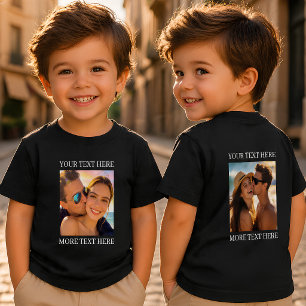 Camisetas Doble Cara, Foto y Texto Personalizados