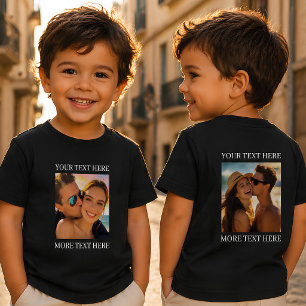 Camisetas Doble Cara, Foto y Texto Personalizados