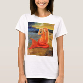 Camisetas dominantes de la puesta del sol de la