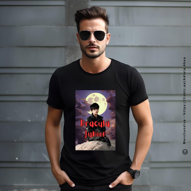 Camisetas Drácula Junior (DJ T-shirt designed by Poet Adiela Akoo. Browse my store 4 more interesting finds & gr8t gift ideas!)