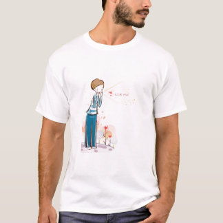 Camisetas dulces de los amantes