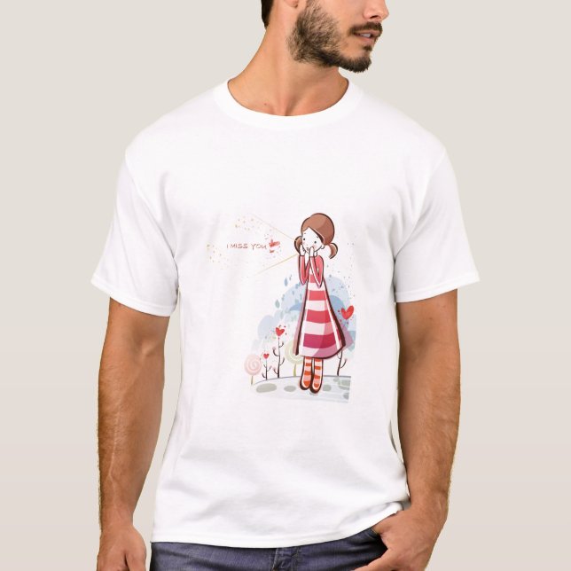 Camisetas dulces de los amantes (Anverso)