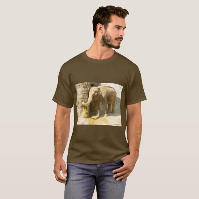 Camisetas elefantes felices - Elegir color y estil (Anverso completo)