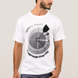 Camisetas en diseño de tiro con arco deportivo 3D