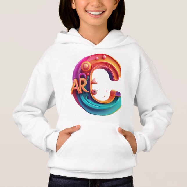 Camisetas encapuchadas para Chicas (Anverso)