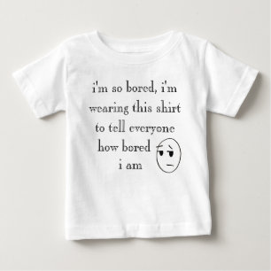 camisetas "estoy tan aburrido"