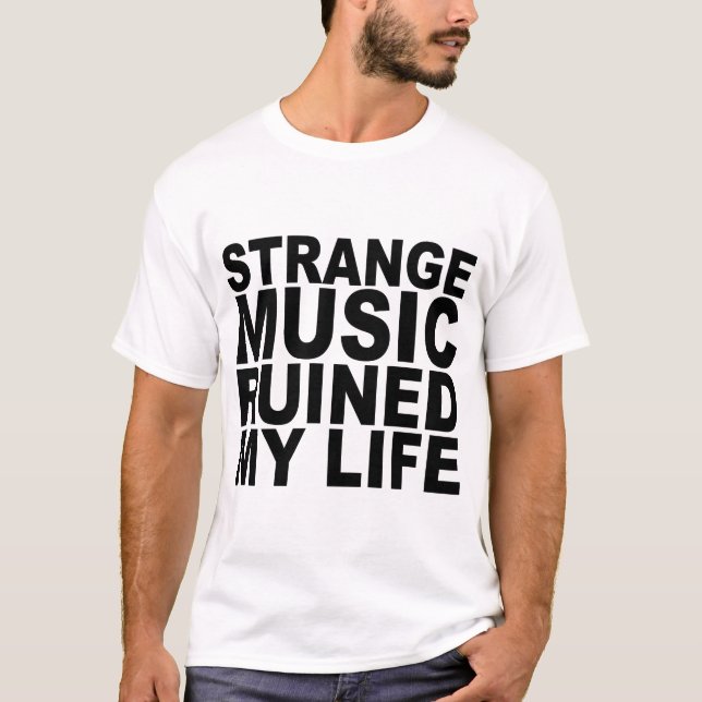 Camisetas EXTRAÑAS de la MÚSICA (Anverso)