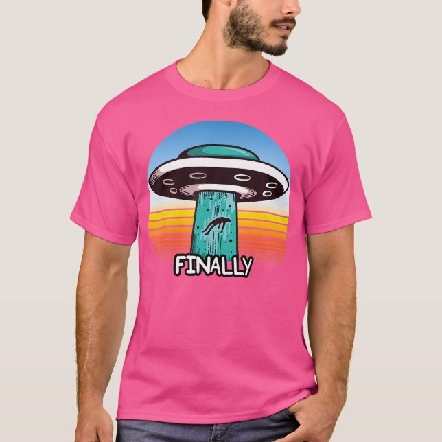 Camisetas Extranjeros Secuestro Ufo Finalmente (Anverso)