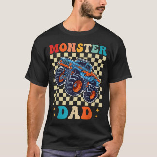 Camisetas Familiares de Camión Monstruo para Papá