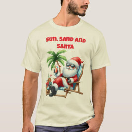Camisetas familiares de Navidad tropical