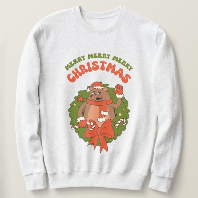 camisetas feas de navidad (Anverso del diseño)