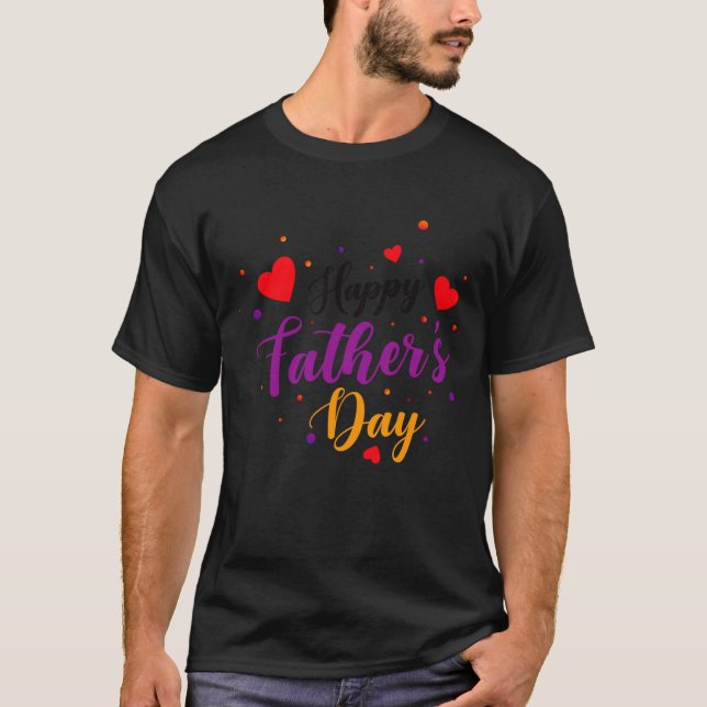 camisetas felices de pareja de padres (Anverso)