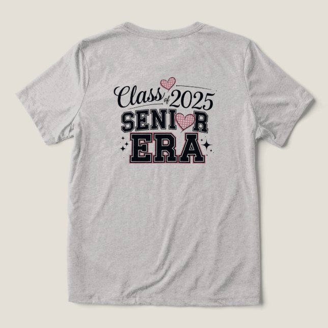 Camisetas femeninas de 25 años (Diseño Reverso )