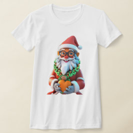 Camisetas femeninas de Santa Claus