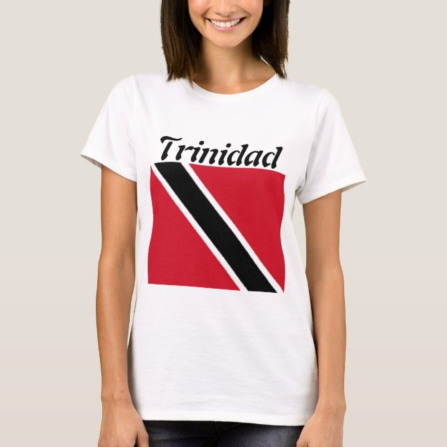 Camisetas femeninas de Trinidad (Anverso)
