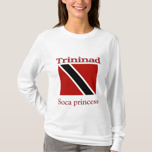 Camisetas femeninas de Trinidad - princesa de soca