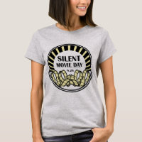 Camisetas femeninas del Silent Movie Day