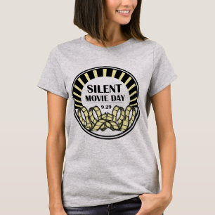 Camisetas femeninas del Silent Movie Day