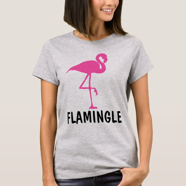 Camisetas FLAMINGLE FLAMINGO (Anverso)