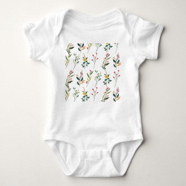 Camisetas Floral Baby (Anverso)
