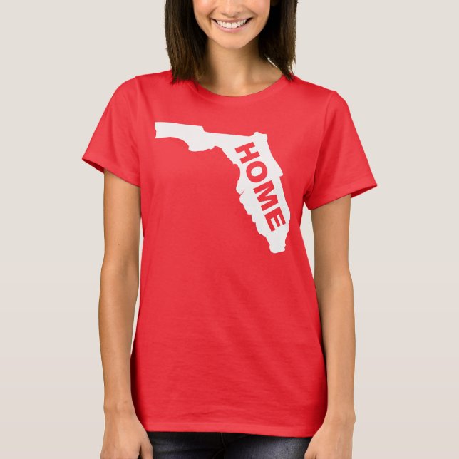Camisetas Florida Hogar Lejos De Casa (Anverso)