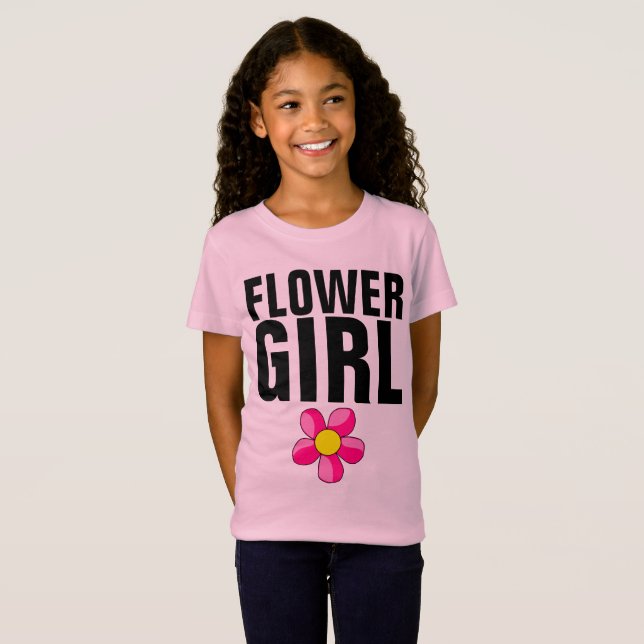 Camisetas FLOWER GIRL (Anverso completo)