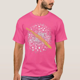 Camisetas Flute T - Regalo Para Jugadores De Flaut