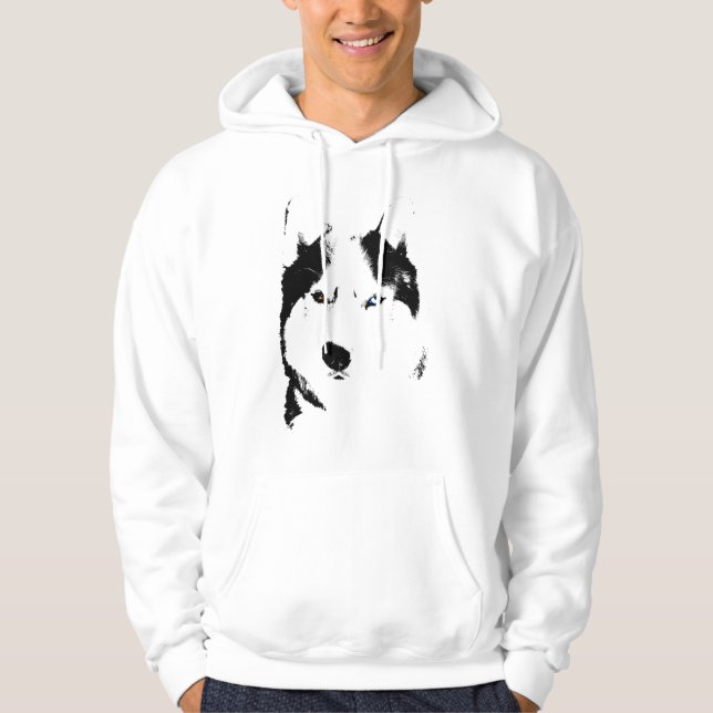 Camisetas fornido del perro de la sudadera con (Anverso)
