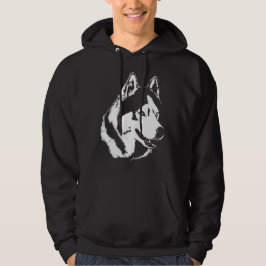 Camisetas fornido del perro de la sudadera con
