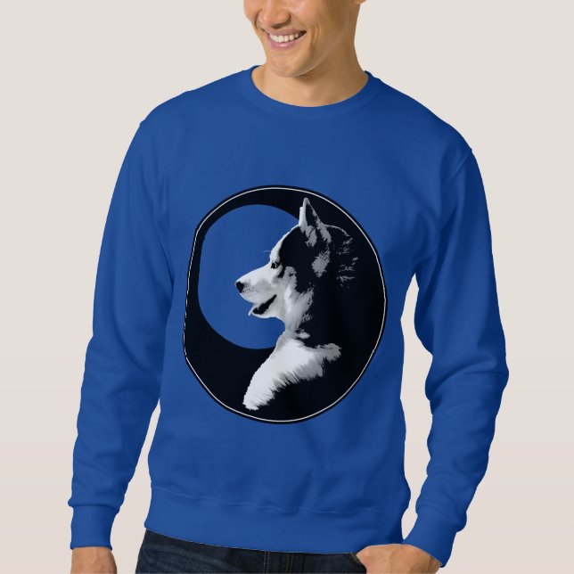 Camisetas fornido del perro de trineo de la (Anverso)