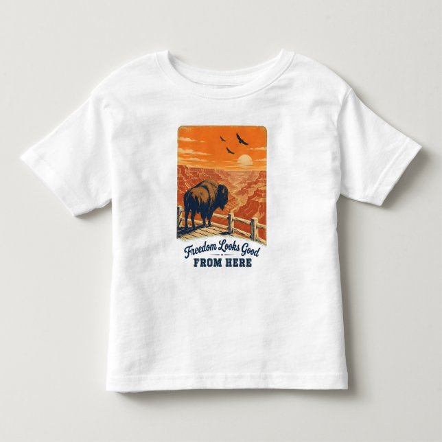 Camisetas Freedom Looks Good Canyon (Anverso)
