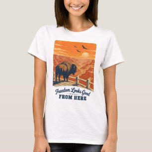 Camisetas Freedom Looks Good Canyon