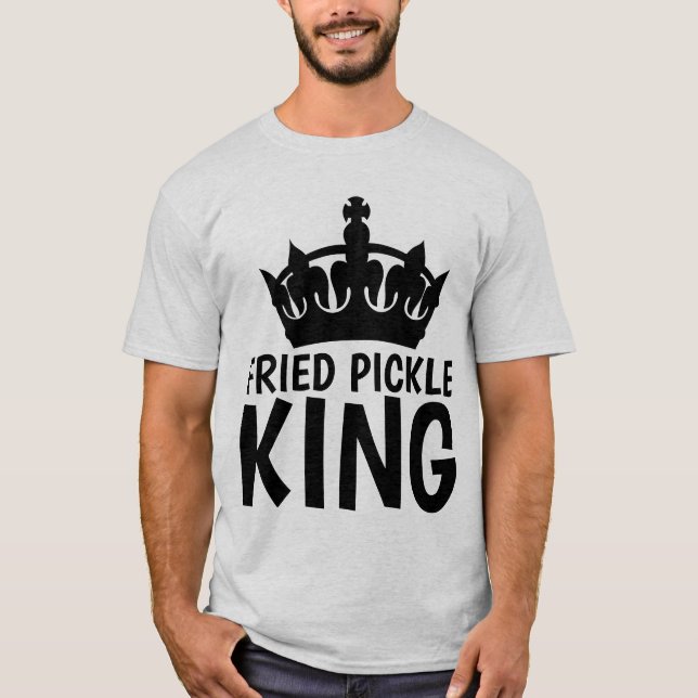 Camisetas FRIED PICKLE KING (Anverso)
