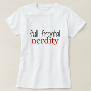 Camisetas frontales llenas de Nerdity