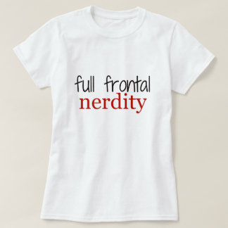 Camisetas frontales llenas de Nerdity