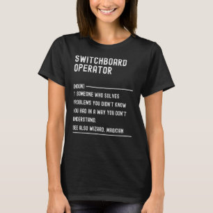 Camisetas Funny Job T de de definición del operad
