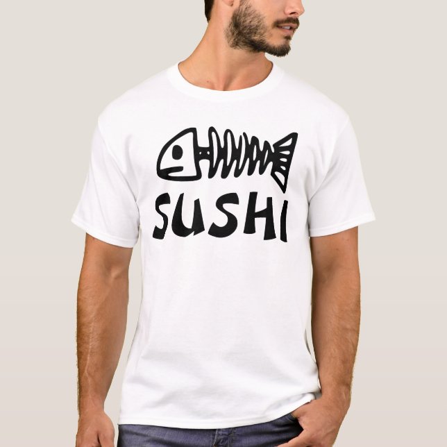 Camisetas FUNNY SUSHI FISH (Anverso)