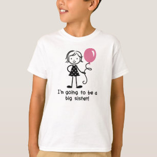Camisetas futuras de la hermana grande para los
