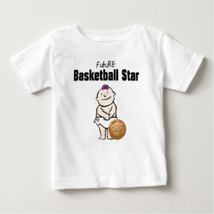 Camisetas futuras de la niña de la estrella del
