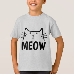 Camisetas GATO AMANTE DE LOS NIÑOS Miau