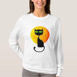 Camisetas Gato Negro GIft Halloween