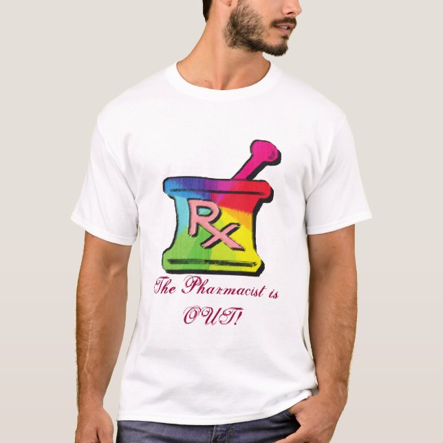 Camisetas gay y regalos del farmacéutico (Anverso)