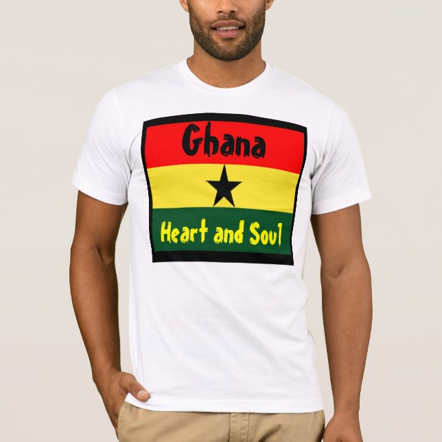 camisetas ghana-heart y soul (Anverso)