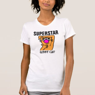 Camisetas Gibby Cat divertidas, SUPERSTAR