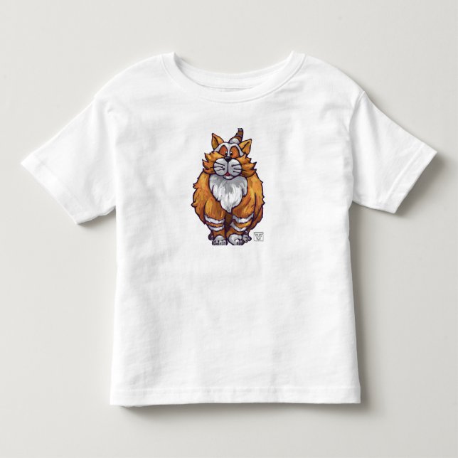 Camisetas Ginger Cat (Anverso)
