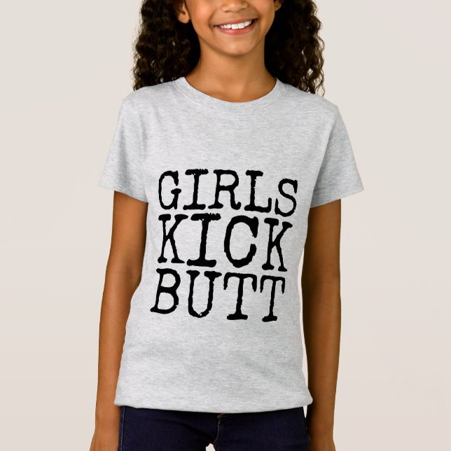 Camisetas GIRLS KICK BUTT (Anverso)