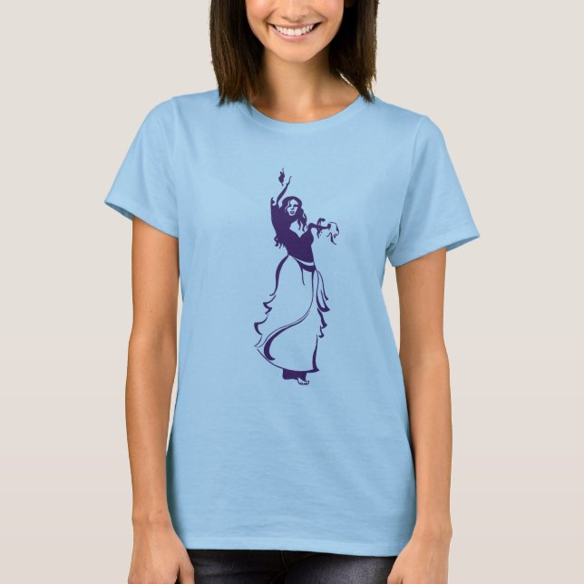 Camisetas gitano del fiesta de casa (Anverso)