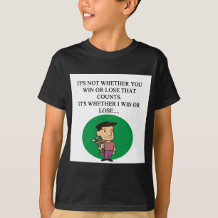 camisetas golfing de los regalos del chiste del
