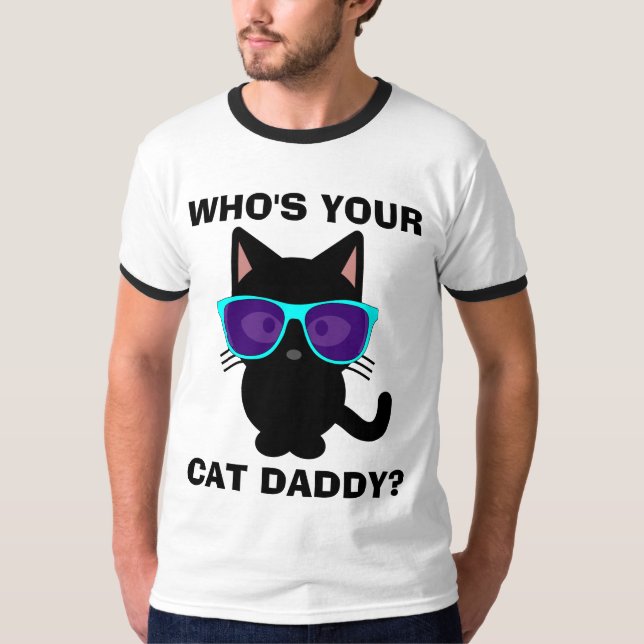 Camisetas Graciosas, CAT DADDY (Anverso)