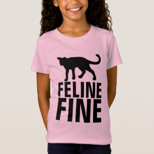 Camisetas Graciosas Cat, FINA DE FELINE